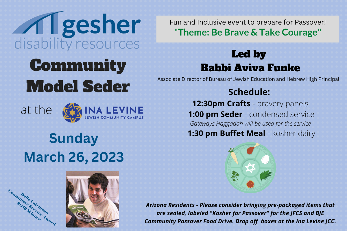 Seder Event Program Samples Community Model Seder with Gesher - JewishPhoenix