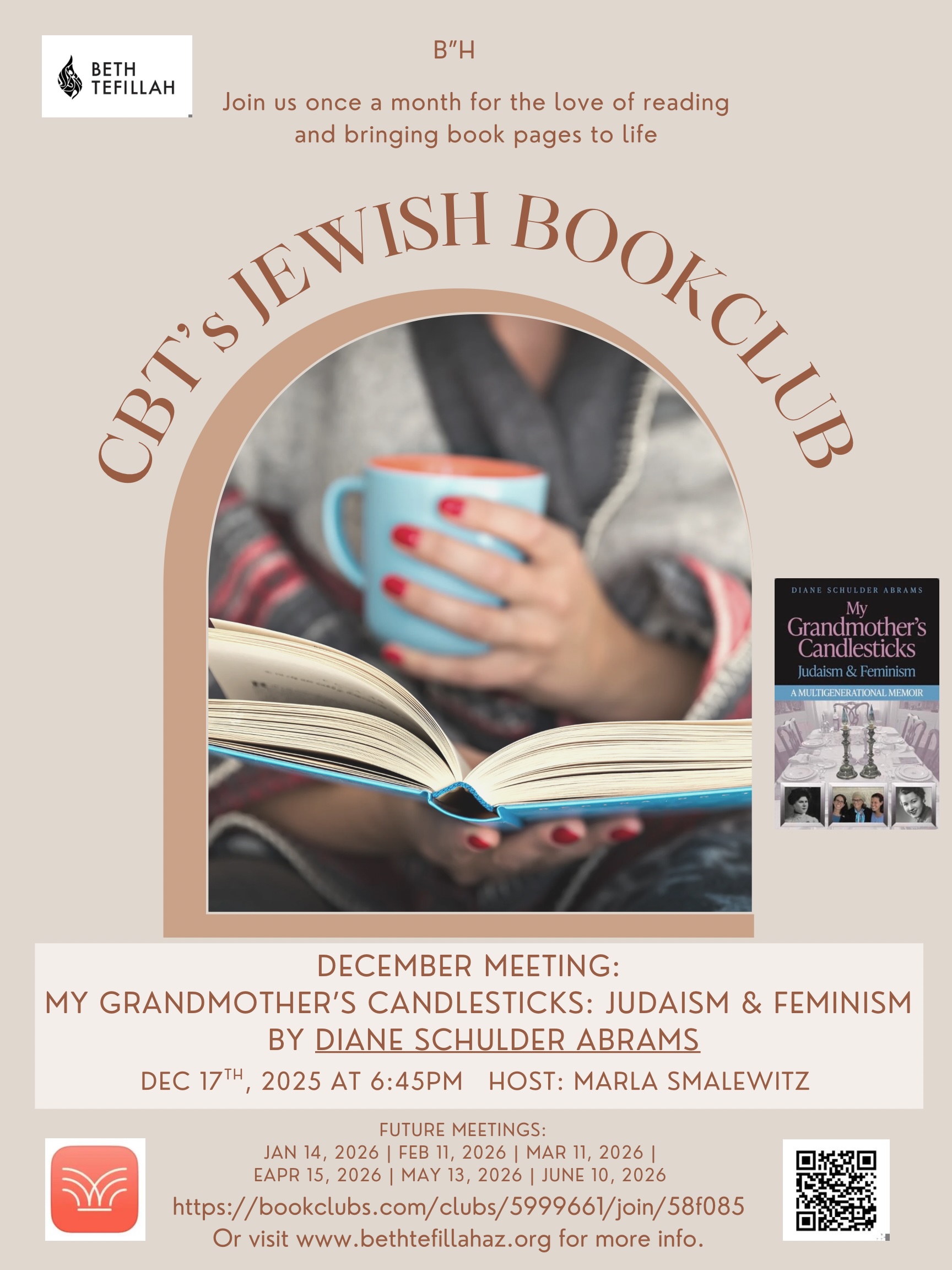 CBT’s Jewish Book Group JewishPhoenix
